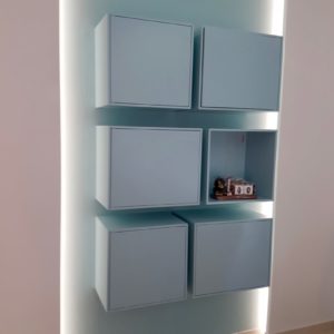 Carabottini Laccati Celeste Illuminazione Led